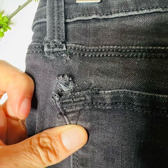 J Brand Mid Rise Rail Jeans Graphite Black - Picture 6 of 15